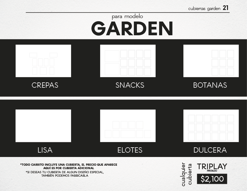 Carrito Modelo Garden